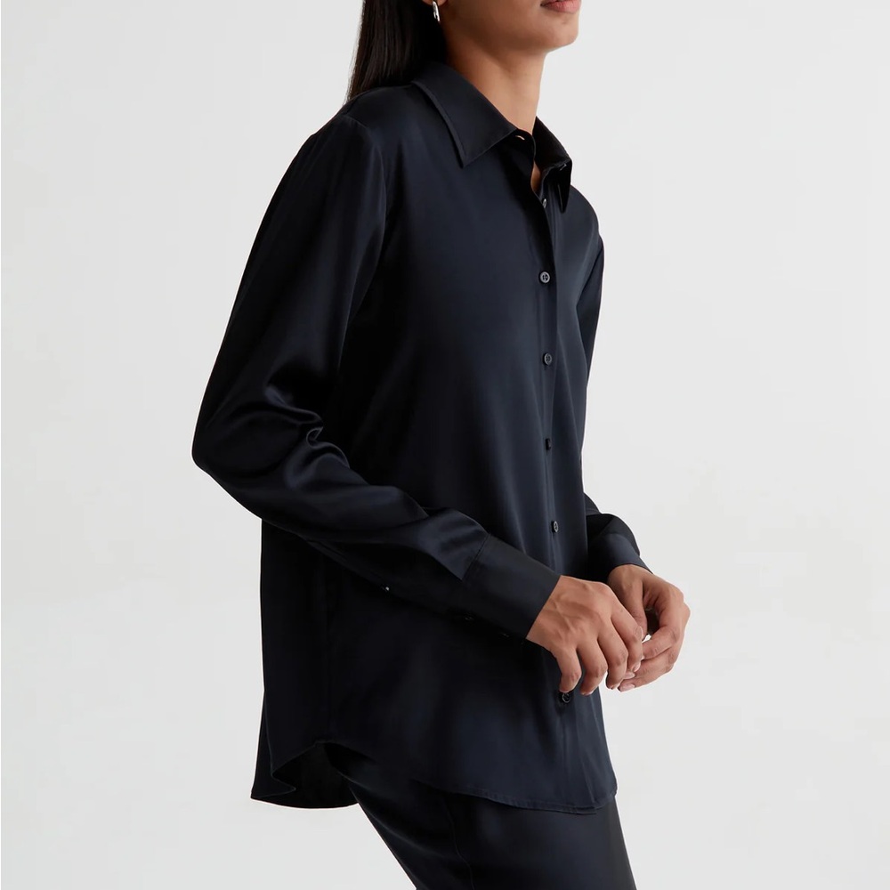 AGJEANS BLACK BLOUSE - AG